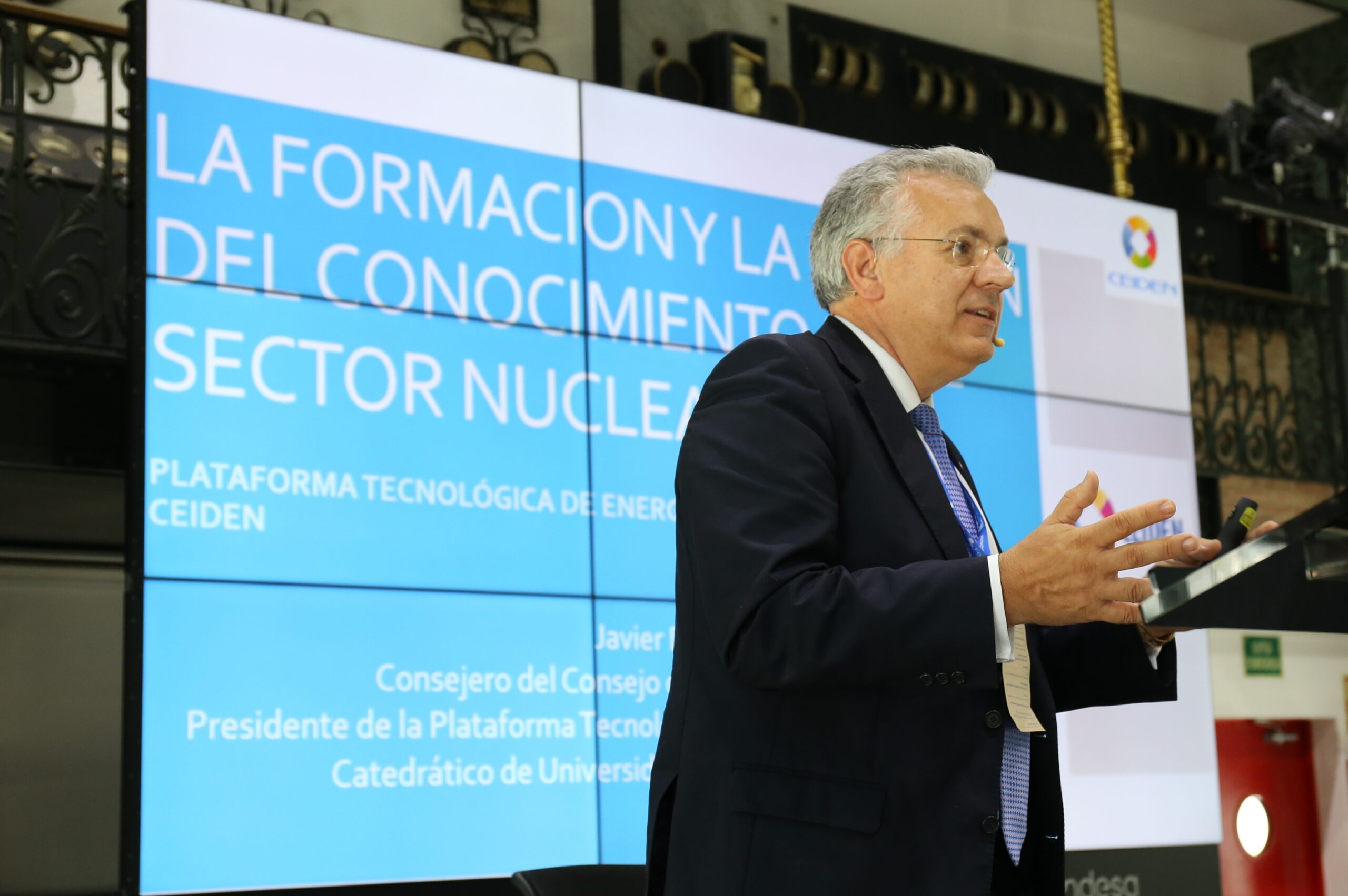 Javier Dies, Presidente de CEIDEN y Consejero del Consejo de Seguridad Nuclear
