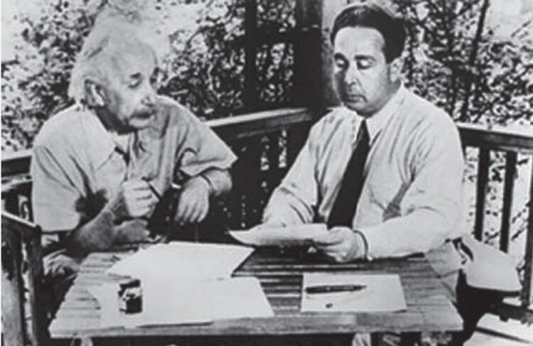 Leó Szilárd y Albert Einstein